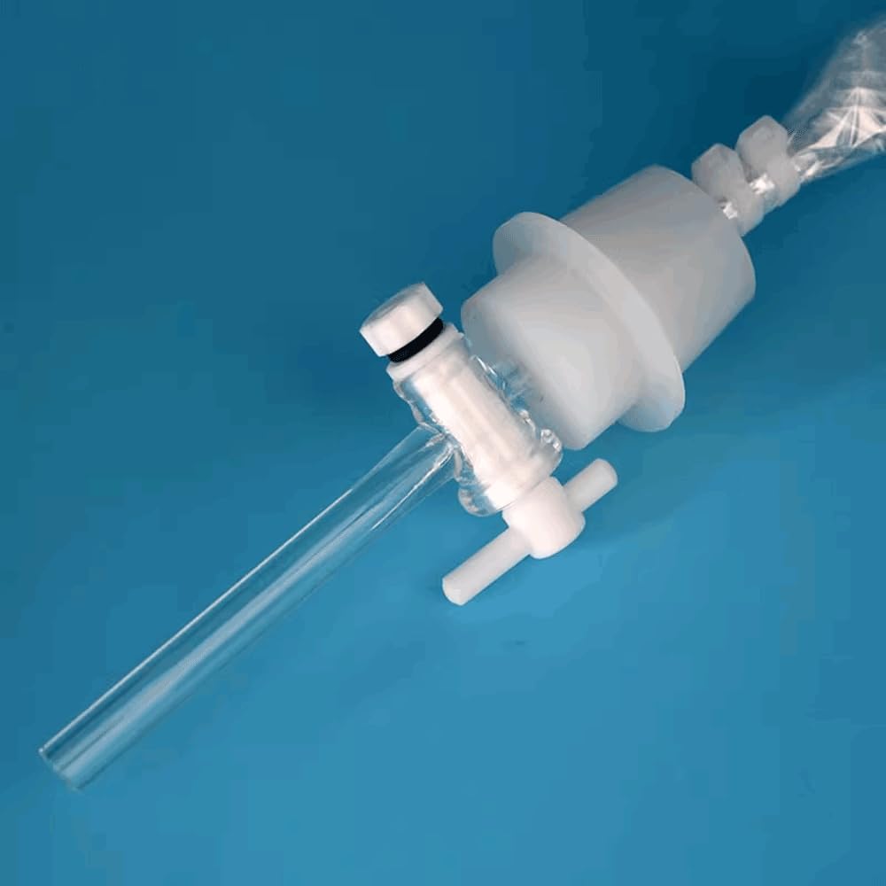 Geruchsprobenbeutel-Set – 5 Stück Druckausgleichs-Gasprobenbeutel (3 l/5 l/10 l) mit PTFE-Ventil(5L 5 Pcs)