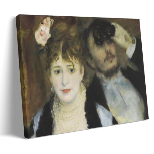 Impression sur toile Renoir La Loge : habillez vos murs vides avec élégance moderne 50x75cm