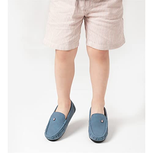 Image of Miamooi Toddler Boys Girls Wedding Dress Shoes Little Kid Slip On Loafers School Uniform Moccasins Walking Shoe