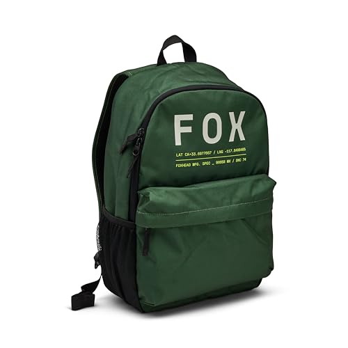 Fox Racing Clean Up Backpack - Sac à Dos avec Pochette Ordinateur, Grand Compartiment, Poche Zippée Avant, Poche Bouteille - Idéal Travail, École, Sport -...