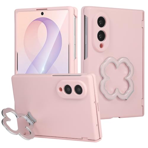 for Samsung Galaxy Z Fold 8 Wide Case, Kickstand Drop Protection.Pink