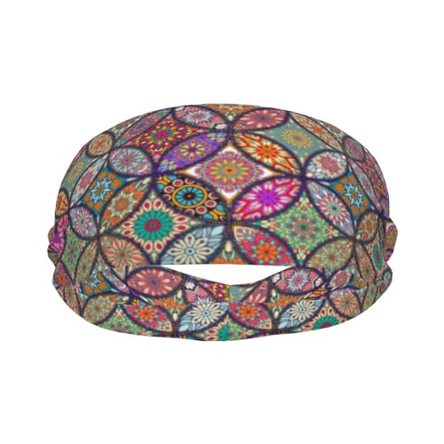 Sports Sweatband Head Bands for Women Men Sweat-Absorbing Headbands