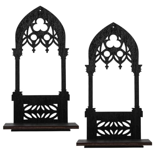 Candelabros de pared modernos y porta velas de arco para decoración elegante