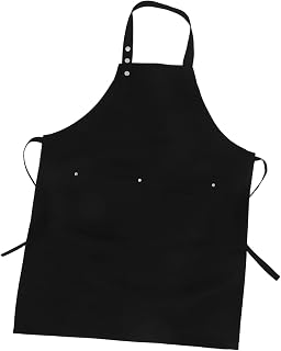 CALLARON 1Pieza Delantal De Cocina Para Peluquería y Doméstico Simple y Funcional Color Negro