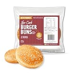Keto-Pro Keto Bread Rolls | 1.5g Carb Per Roll | Soft Low Carb Bread Buns For Burgers & Sandwiches | Gluten Free Keto Rolls | 2 Pack