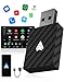 WityEye Adattatore Android Auto Wireless, Bluetooth V5.3 Connessione Stabile, WiFi 5.8GHz ad Alta velocità, USB C/A, Converte da Cablato a Wireless per Smartphone Android 11+