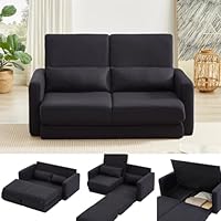 Amazon｜PEFEK ソファーベッド ソファー 2人掛け ローソファー 座椅子