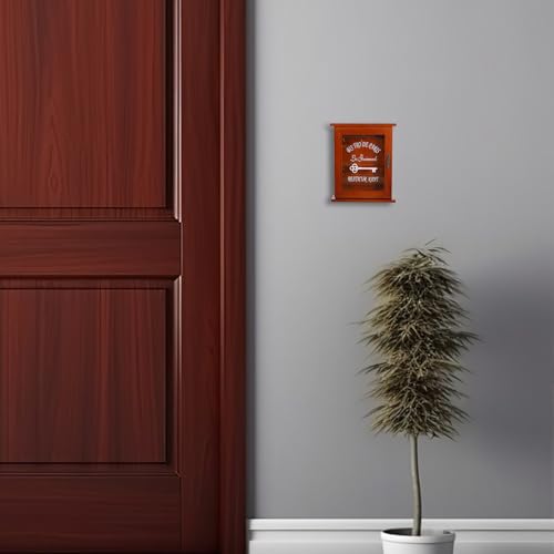 Evita perder las llaves con la caja de madera KICHOUSE para pared 6