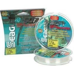 Seaguar Schunr wędkarski Fluorocarbon Soft Colmic 0,20 mm 50 m Fluorocarbon Morze Spinning Surfcasting Troelle Bolo See