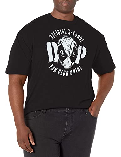 T-shirt Marvel Club Officiel pour homme en coton noir confortable
