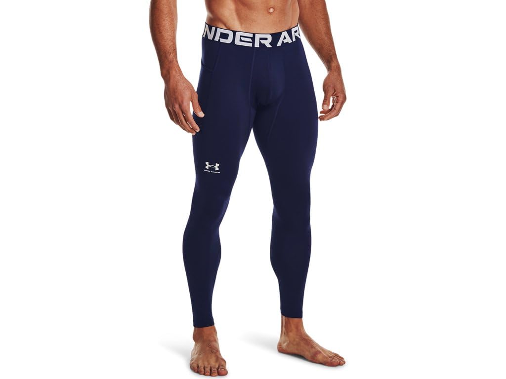 Under Armour - Mens ColdGear Armour Leggings, Color Midnight Navy (410), Size: Large x Tall