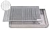 Produktbild ACO Abtrittrost Fußabtreter + Emco ALU Bodenwanne Schuhabstreifer Abstreifer Abtreter Rost 30/10, Größe:600 x 400 mm