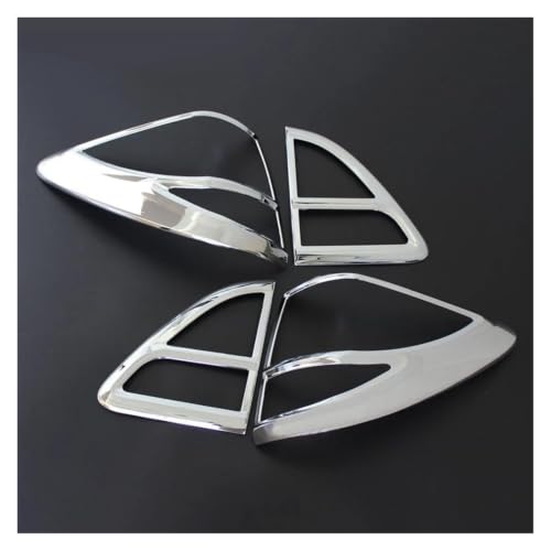 Protector luz trasera Mazda BT-50 de doble cabina 2012-2020 en acabado cromado