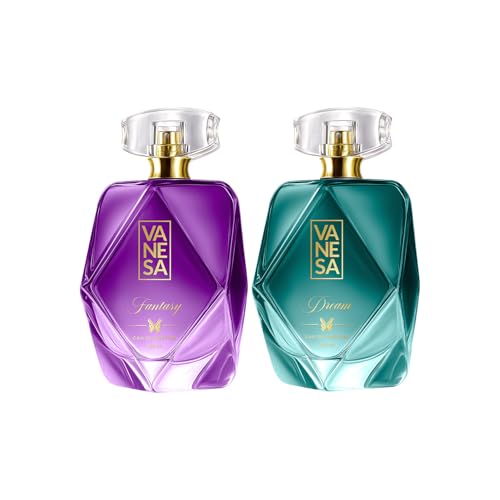 Image of VANESA Fantasy & Dream Perfume For Women 100 ML Each, Pack of 2 | Long Lasting Eau Da Parfum
