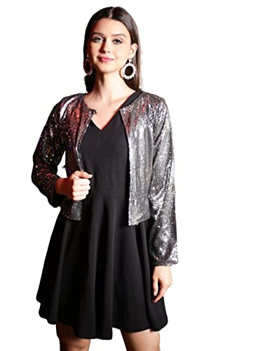 Image of SERA Women's Polyester Modern Shrug Sweater