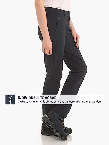 Schöffel Damen Pants Engadin1, strapazierfähige Damen Hose für Wanderungen, wasserabweisende Outdoor Hose mit sportlichem Schnitt