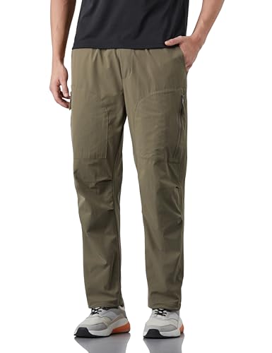 Image of Amazon Brand - Symbol Men's Relaxed Fit Athleisure Jogger Cargo Trouser (Elasticated Waistband)