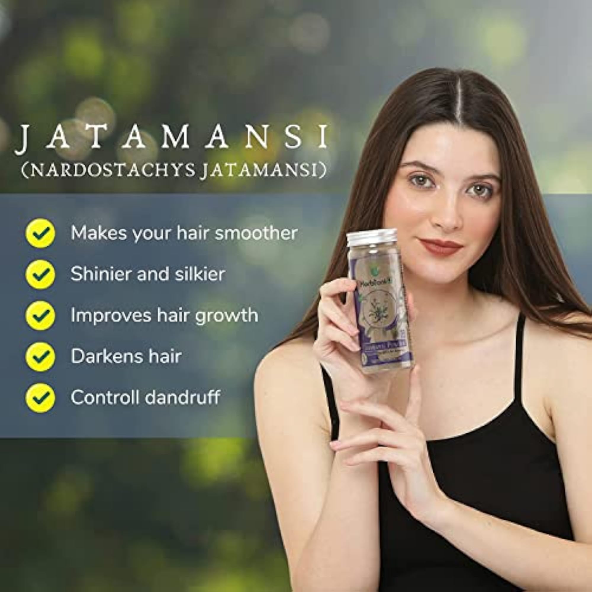 Hair Growth Pack, Jatamansi, Bhringraj, Brahmi & Nagarmotha Powders