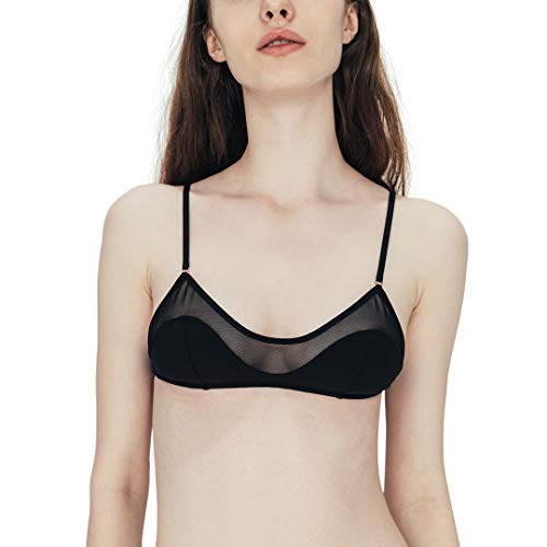 Bralette noir top confort m pour eviter les douleurs d'armatures
