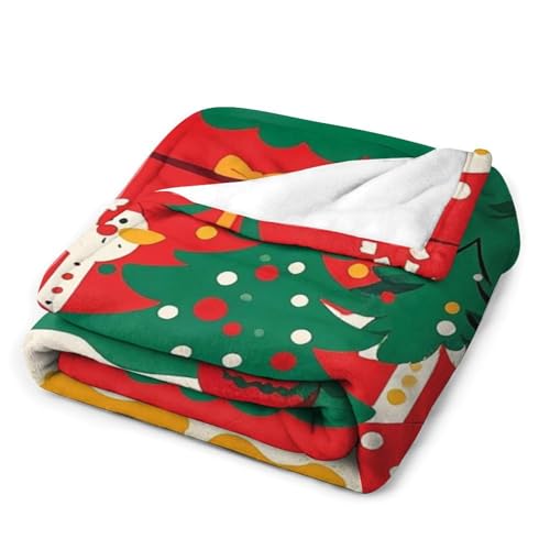 Plaid en flanelle de Noël doux et résistant pour lit et sofa de standing - 4