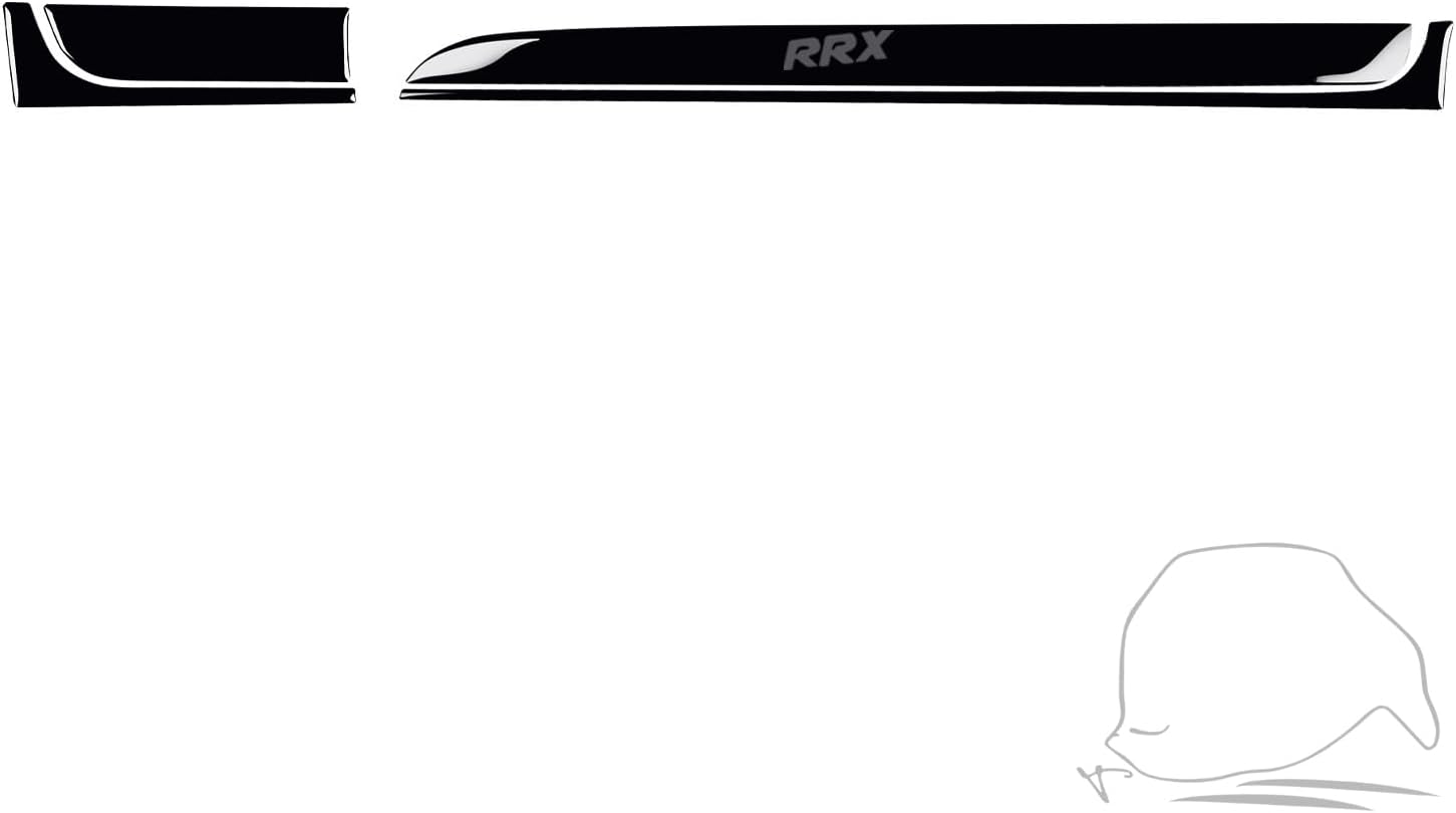 Generic Glossy Piano Black Decals Compatible with Subaru Impreza 2015 2016 Subaru XV Crosstrek 2015-2017 Car Dashboard Sides Decoration Trim Kit Style B 4PCS Auto Interior Accessories Sticker