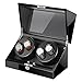 Produktbild JF Automatischer Dual-Uhrenbeweger, Netzteil, batteriebetriebene mechanische Aufbewahrungsbox für Uhren, Unisex-Black