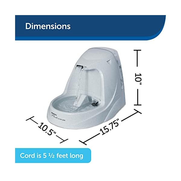 PetSafe-Drinkwell-Platinum-Dog-and-Cat-Water-Fountain-Automatic-Drinking-Fountain-for-Pets-168-Ounce Automatic Drinking Fountain for Pets