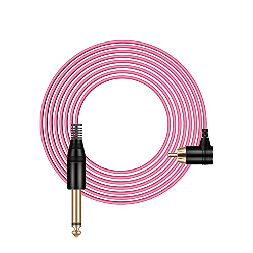 Câble de tatouage RCA 2M flexible et résistant pour machine rotative et bobine