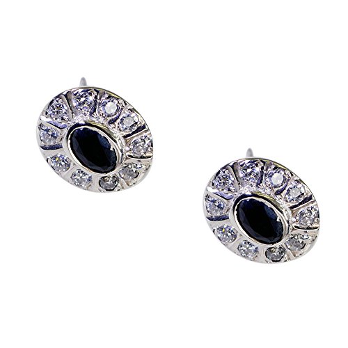 Boucles d'oreilles argent onyx noir cadeau femme idéal