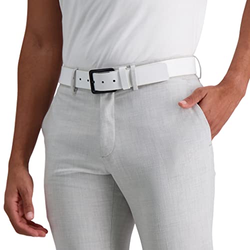 Calvin Klein Men's Casual Jean Belt, White, X-Large (42-44) #TOP4