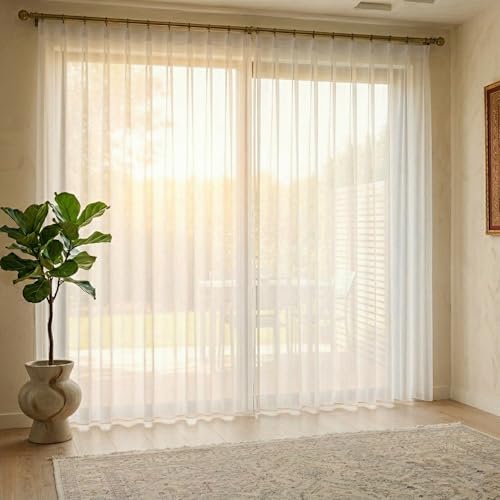 Image of STITCHNEST PVC Transparent AC Curtain | Waterproof Door Curtain | Quick Water Release | Dust & Insect Protection | Energy Saving Cooling Barrier | 9 Feet (Pack of 1)