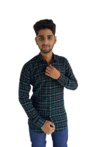 Pure Cotton Casual Checks Shirt for Men 