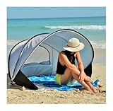 Campingzelt Pop Up Summer Automatic Beach Tent 2-3 People Speed Open Quick Portable Simple Shade Sun Fishing Park Leisure Travel(Green)