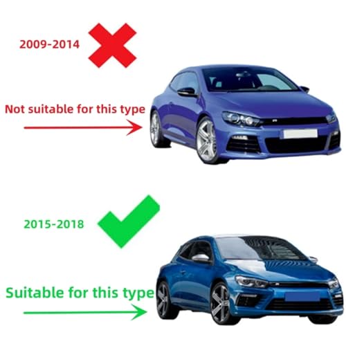 Buse de lave-phare cassée ? Cache droit pour VW Scirocco R 2016 - 3
