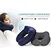 Almohada Inflable del Viaje, LUZWAY Cojín Inflable del Cuello de Viaje, Hecho...