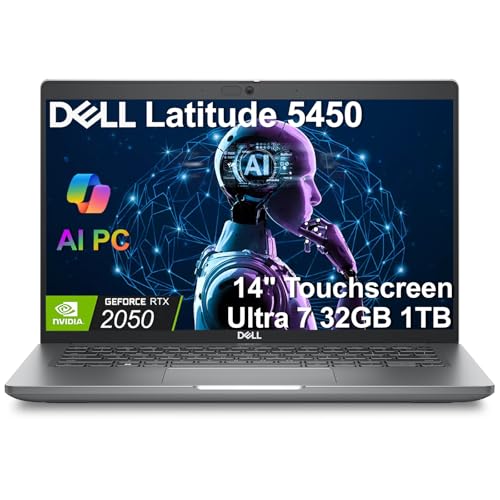 Dell Latitude 5450 5000 Business AI PC �m�[�g�p�\�R�� (14�C���` FHD �^�b�`�X�N���[���AIntel 16-Core Ultra 7 165H�A32GB DDR5�A1TB SSD�ANVIDIA RTX 2050 