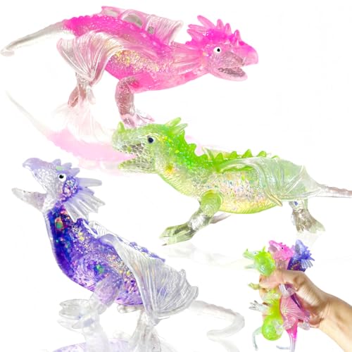 SUISUILE 3 Packs Dragon Squishy Toys