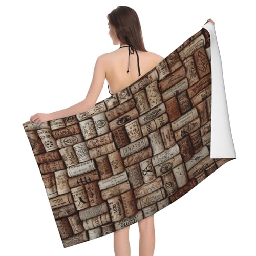 Serviette de bain microfibre absorbante pour douche et bain