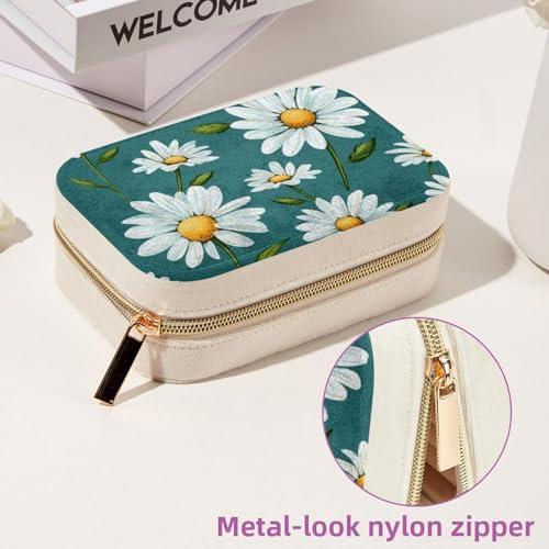 Boîte à bijoux double couche pour optimiser le rangement voyage - 7