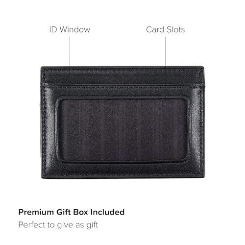 TUMI - Delta Slim Card Case - Men's Leather Wallet for Everyday & Travel - Black3