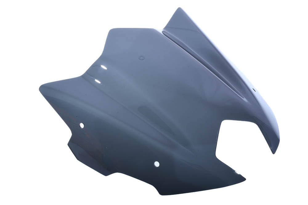 avdb-moto Szyba/Deflektor wiatru kompatybilny z YAMAHA FZ8N / R/SPS 2010-2016 Z poliwęglanu (Czarny Podwójna krzywizna)
