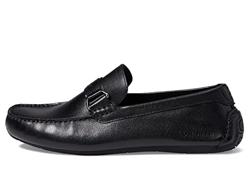 Cole Haan Cole Haan Men's Grand City Bit Driving Style Loafer, Black Textured/Black, 11.5 Medium