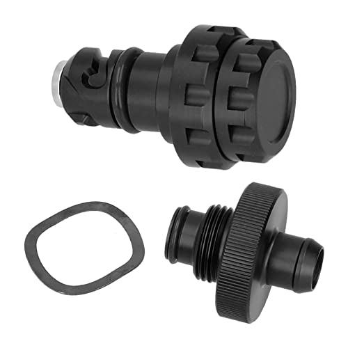 Tapón de drenaje de aceite para 2015+ repuesto duradero de aluminio magnético negro