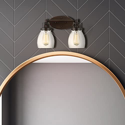 Image of Generation Lighting 4414502EN7-710 Belton Two - Light Wall /Bath Vanity Style Fixture, Bronze