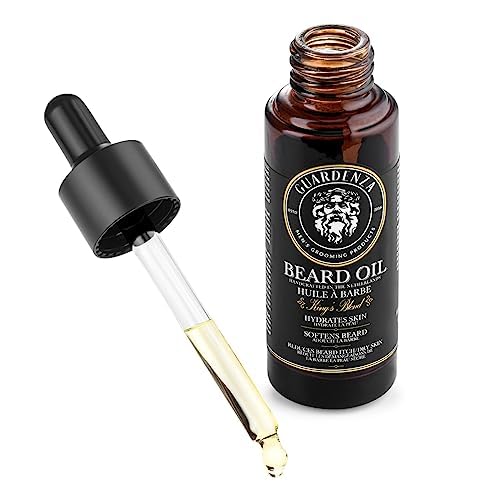 Guardenza Set di olio per barba Variety - 3 diversi oli per barba - cura della barba - 30 ml per bottiglia