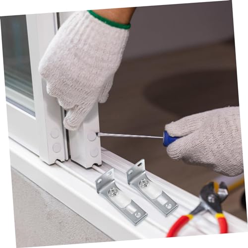 Outanaya Set de Herrajes para Puerta Bifold - Kit de Reparación con 20 Piezas para Puertas Plegables miniatura 7