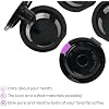 Reusable K Cup for Keurig, Black BPA Free Refillable K-Cup Pod Coffee Filters, Universal Fit Refillable Filters for Keurig 1.0 and 2.0 Coffee Maker (Black- 2 Park)