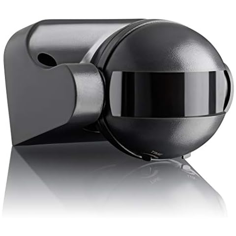 SEBSON® Bewegungsmelder Aussen IP44 Aufputz, Anthrazit, LED geeignet Cover