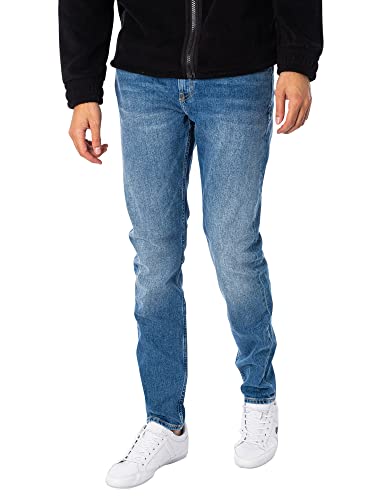 Jeans fuselés Calvin Klein Jeans bleu : le denim homme idéal du bureau au week-end