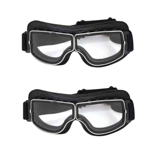 Lunettes de moto YARNOW lot de 2 avec protection en éponge confort